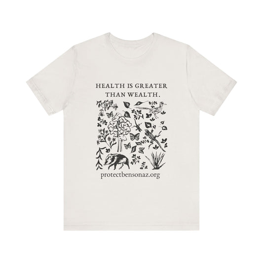 Health Over Wealth Desert Life Tee