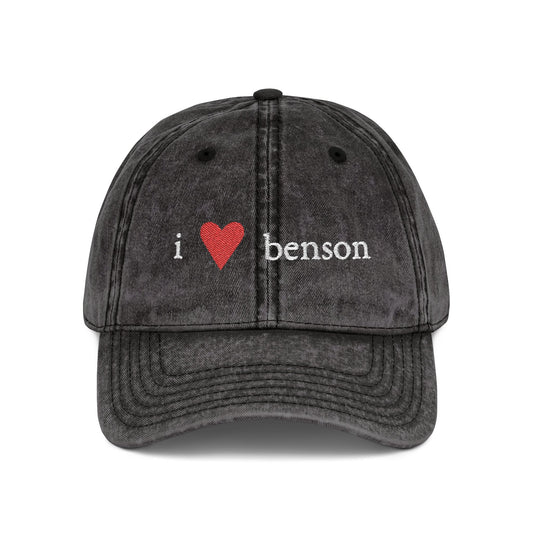 I <3 Benson Vintage Style Hat