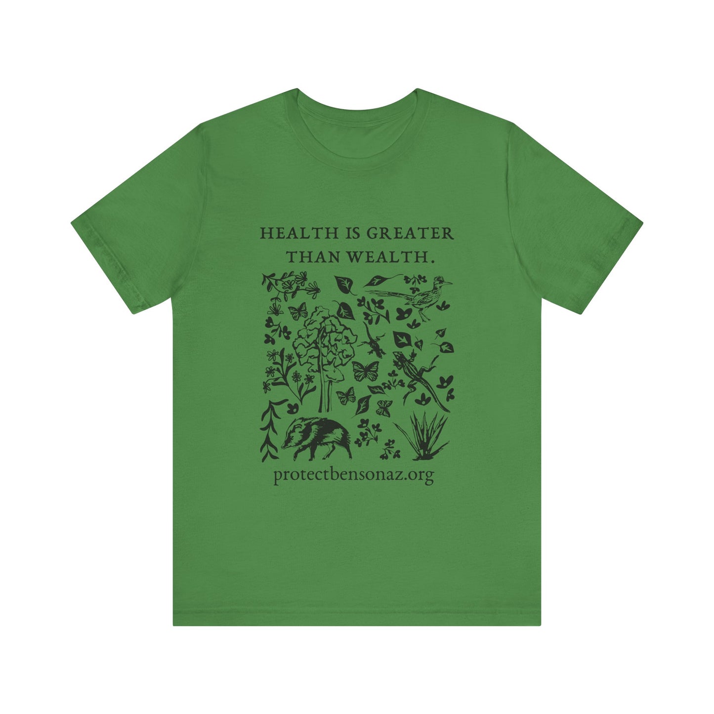 Health Over Wealth Desert Life Tee
