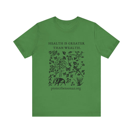 Health Over Wealth Desert Life Tee