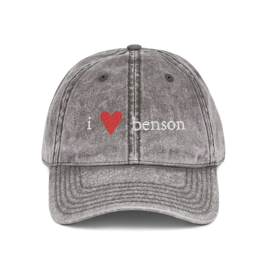 I <3 Benson Vintage Style Hat