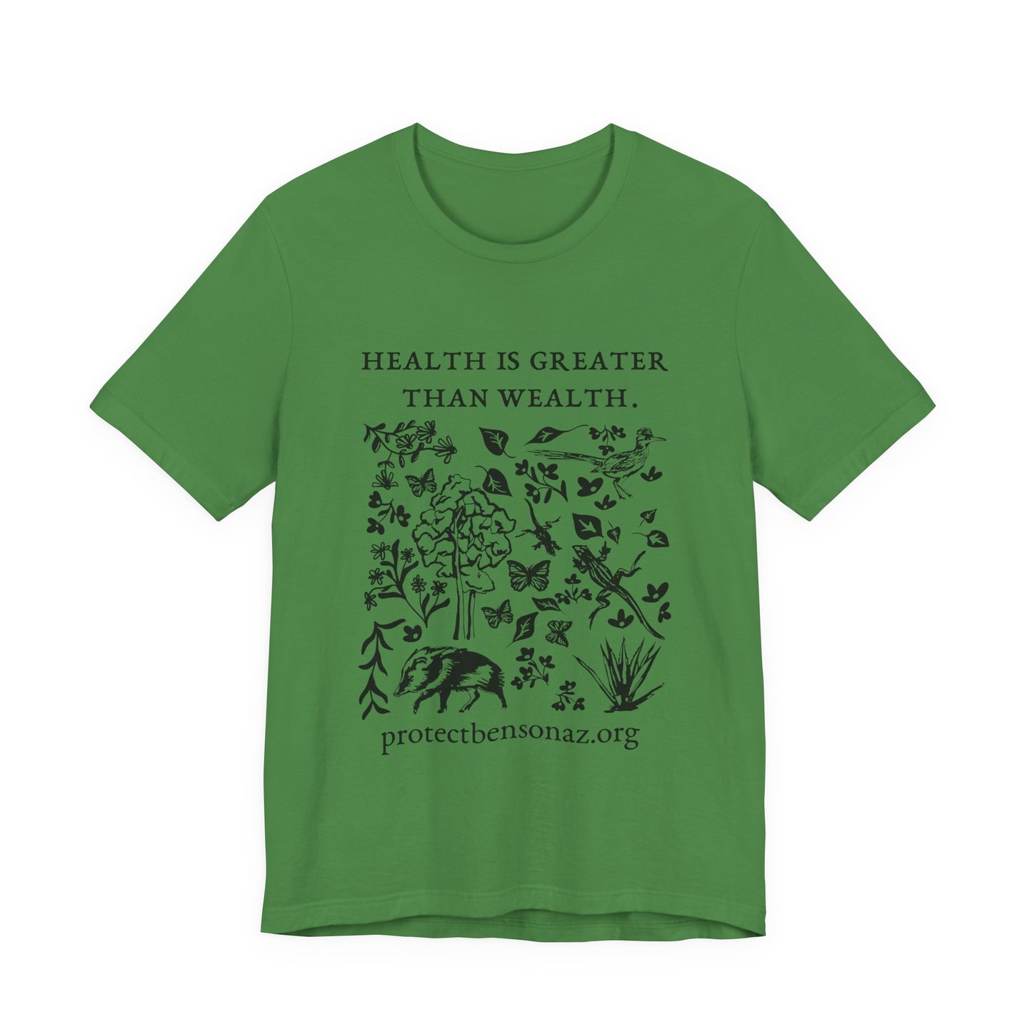 Health Over Wealth Desert Life Tee