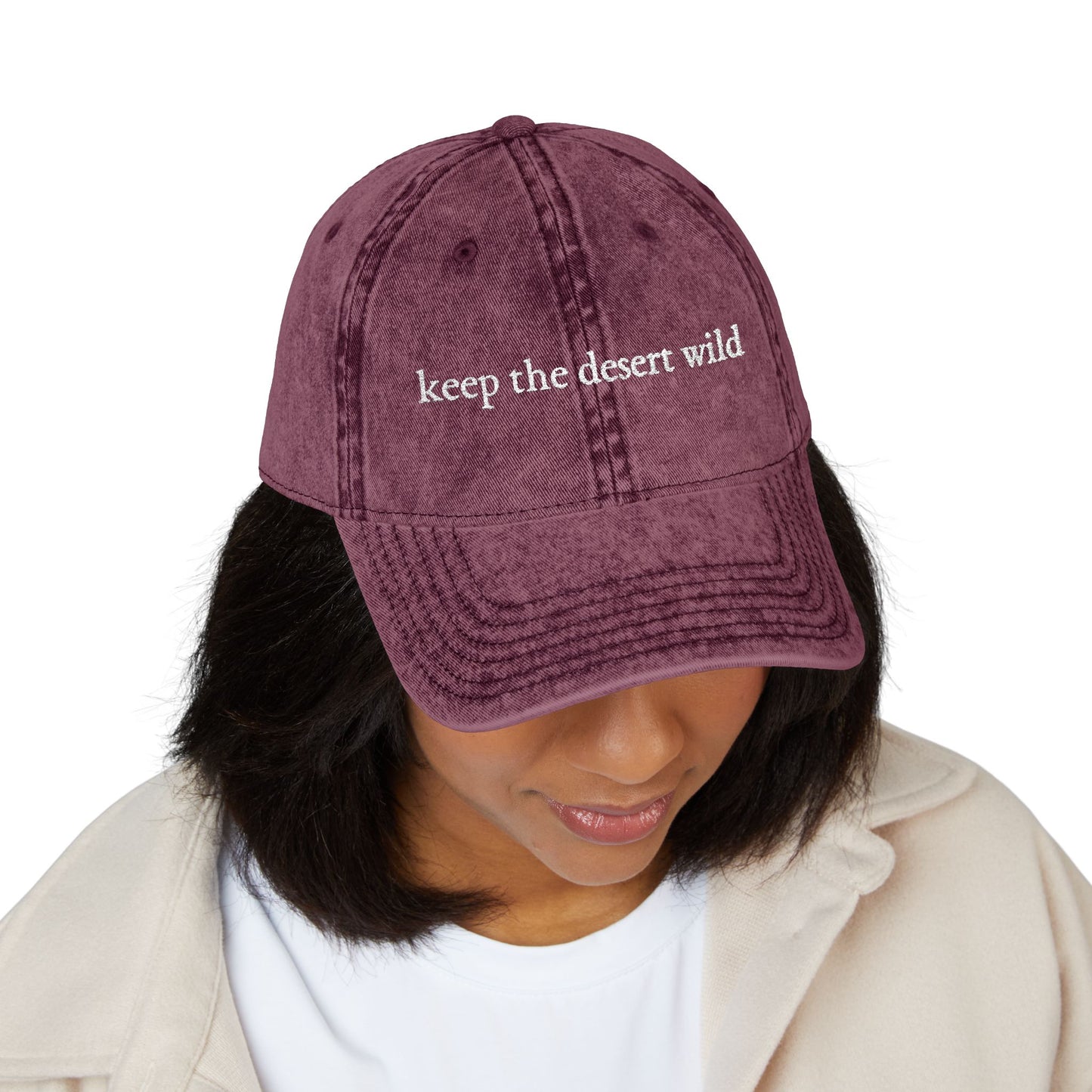 Keep the Desert Wild Vintage Style Hat