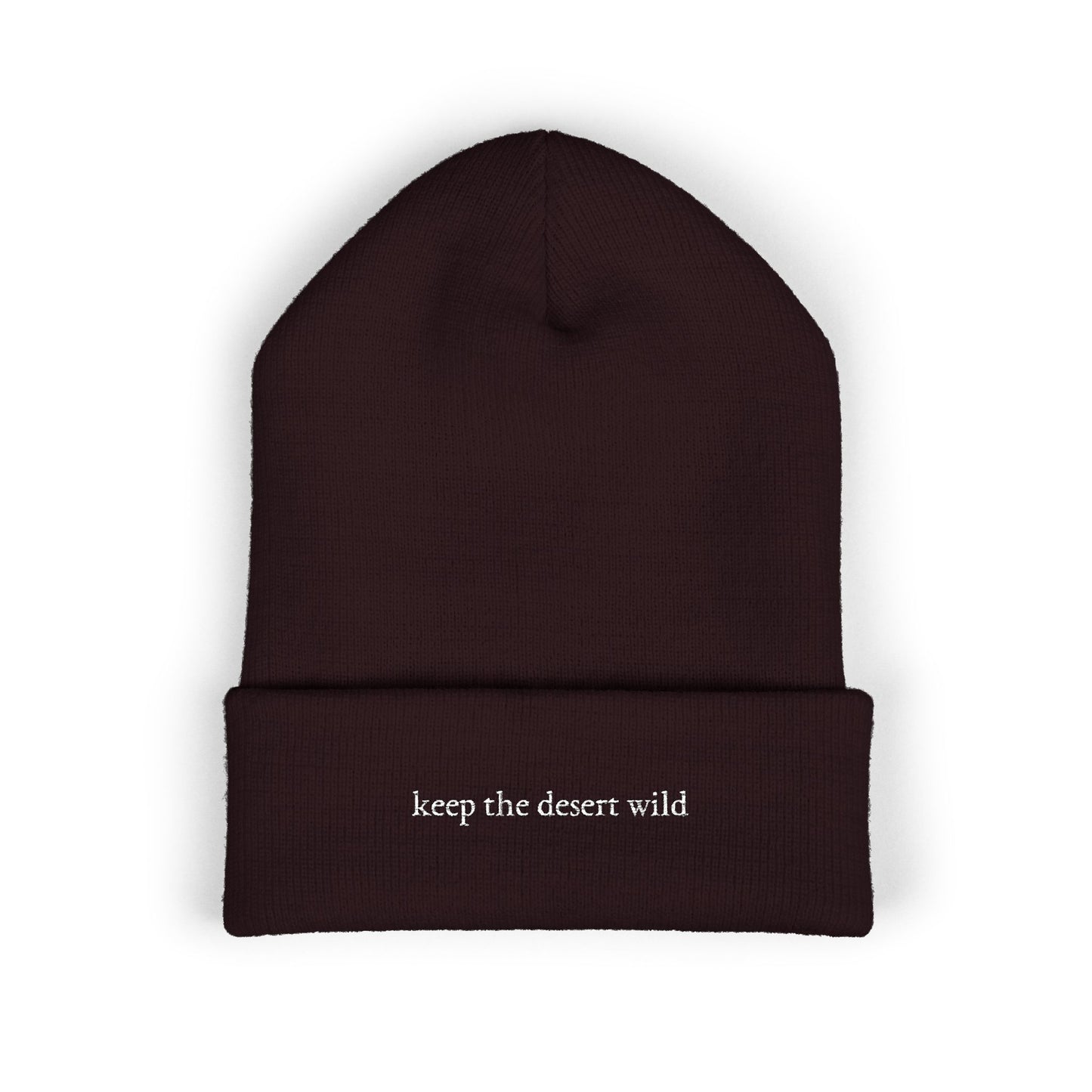 Keep The Desert Wild Embroidered Beanie