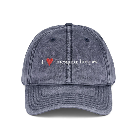 I <3 Mesquite Bosques Vintage Style Hat